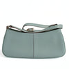 Gucci baguette shoulder bag in powder blue GG leather