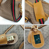 Gucci vintage monogram Web line travel bag