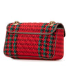 Gucci Small GG Marmont Houndstooth Tweed Flap Crossbody Secondhand