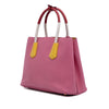 Prada Small Bicolor Saffiano Cuir Double Satchel Secondhand