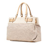 Secondhand Ferragamo Gancini Canvas Satchel