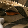 Fendi Pequin Gingham Canvas And Raffia Baguette Satchel Secondhand