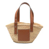 LOEWE Small Raffia Anagram Basket Tote Secondhand