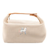 Hermès Large Toile Bride A Brac Cabriole Case Secondhand