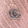 Gucci Small GG Marmont Sequined Diagonal Matelasse Calfskin Bucket Bag Secondhand