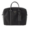 Prada Saffiano Trimmed Tessuto Business Bag Secondhand
