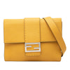 Fendi Leather Selleria Flat Baguette Crossbody Secondhand