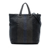 Bottega Veneta Tricolor Nappa Intrecciato Convertible Tote Secondhand