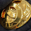 Chanel CC Gold Plated Quilted Pendant Necklace Secondhand