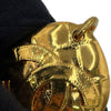Chanel CC Gold Plated Quilted Pendant Necklace Secondhand