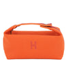 Hermès Small Toile Bride A Brac Case Secondhand