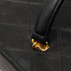 Chanel CC Stitched Calfskin Turnlock Vanity Case Secondhand