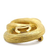 Chanel CC Gold Plated Infinity Brooch Secondhand
