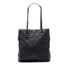 Chanel CC Quilted Lambskin Wild Stitch Chain Tote Secondhand