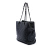 Chanel CC Quilted Lambskin Wild Stitch Chain Tote Secondhand