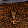 Saint Laurent Medium Suede Leopard Print Lou Camera Bag Secondhand