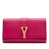 Saint Laurent Leather Chyc Ligne Clutch Secondhand