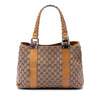 Gucci Medium GG Canvas Bamboo Libeccio Tote Secondhand