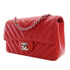 Chanel Mini Rectangular Classic Chevron Caviar Single Flap Secondhand