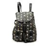 Saint Laurent Leather Prairie Floral Printed Festival Backpack Secondhand