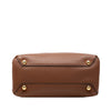 Burberry Small Grainy Calfskin and House Check Banner Satchel Secondhand