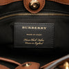 Burberry Small Grainy Calfskin and House Check Banner Satchel Secondhand