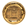 Chanel Gold Plated 31 Rue Cambon Medallion Pin Brooch Secondhand
