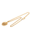 Chanel Gold Plated Leo Lion Sun Medallion Necklace Secondhand