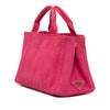 Prada Small Canvas Canapa Logo Tote Secondhand