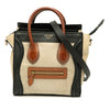 Celine Nano Tricolor Canvas and Leather Luggage Tote Secondhand