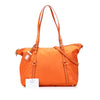Prada Saffiano Trimmed Tessuto Satchel Secondhand