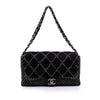 Chanel Large Tweed and Sequin Icons 3 Accordion Flap Secondhand