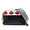 Prada City Calf and Saffiano Lip Print Esplanade Crossbody Secondhand