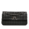 Chanel Chocolate Bar Iridescent Calfskin Bubble Flap Secondhand