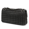 Chanel Chocolate Bar Iridescent Calfskin Bubble Flap Secondhand