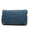 Secondhand Prada Denim Canapa Logo Tote