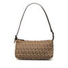 Fendi Mini Zucchino Canvas Shoulder Bag Secondhand