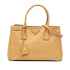 Prada Small Saffiano Lux Galleria Double Zip Satchel Secondhand