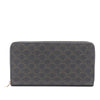 Celine Triomphe Coated Canvas Long Wallet Secondhand