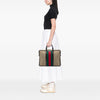 Gucci GG Canvas Web Briefcase Secondhand