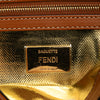 Fendi Zucca Embroidered Denim Baguette Satchel Secondhand