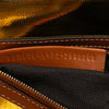 Fendi Zucca Embroidered Denim Baguette Satchel Secondhand