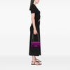 Fendi Zucca Embossed Technical Fabric Chain Midi Baguette Secondhand