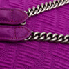 Fendi Zucca Embossed Technical Fabric Chain Midi Baguette Secondhand