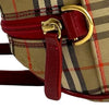 Burberry Haymarket Check Canvas Satchel Secondhand