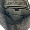 Fendi Zucca Canvas Double Flap Shoulder Bag Secondhand