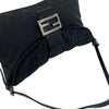 Fendi Zucca Canvas Double Flap Shoulder Bag Secondhand