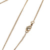 Chanel Gold Plated CC Rhinestones Pendant Necklace Secondhand