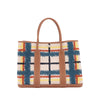 Hermès Toile and Negonda Tartan Cross Garden Party 36 Secondhand