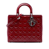 Dior Large Patent Cannage Lady Dior Secondhand